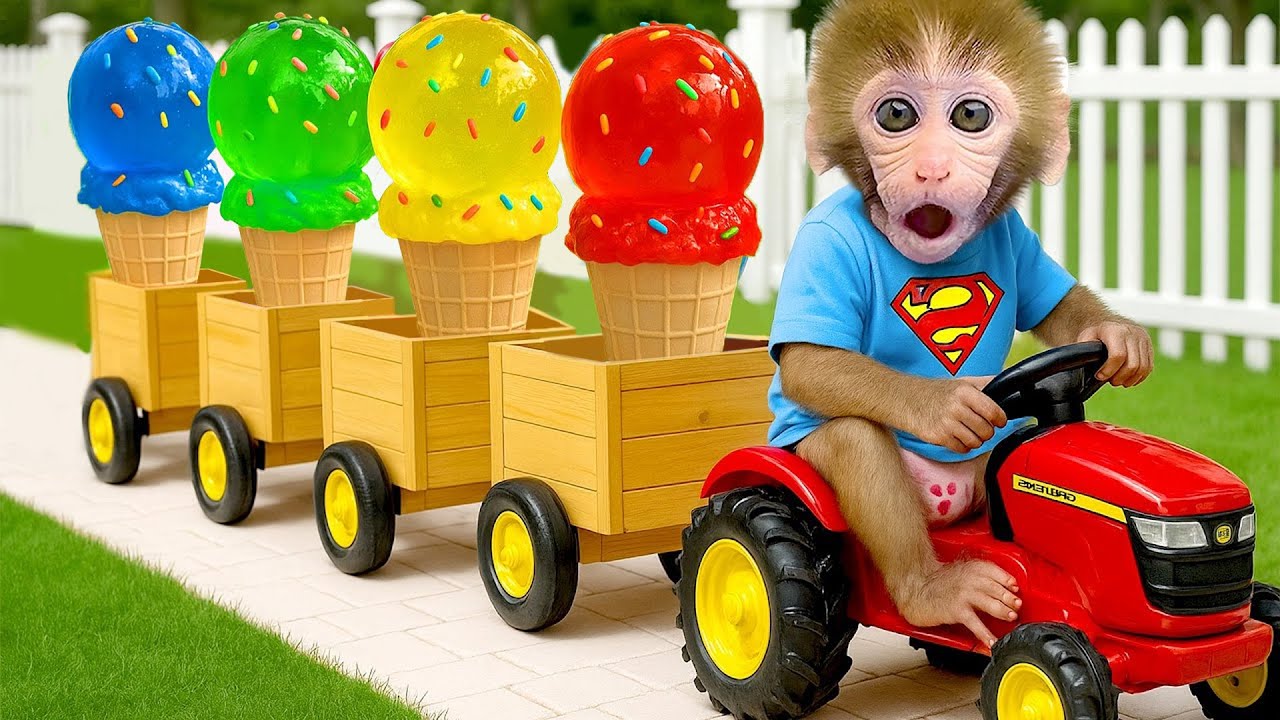 Малыш БонБон в шоке от цветного мороженого🍦🌈 | Bonbon и друзья
