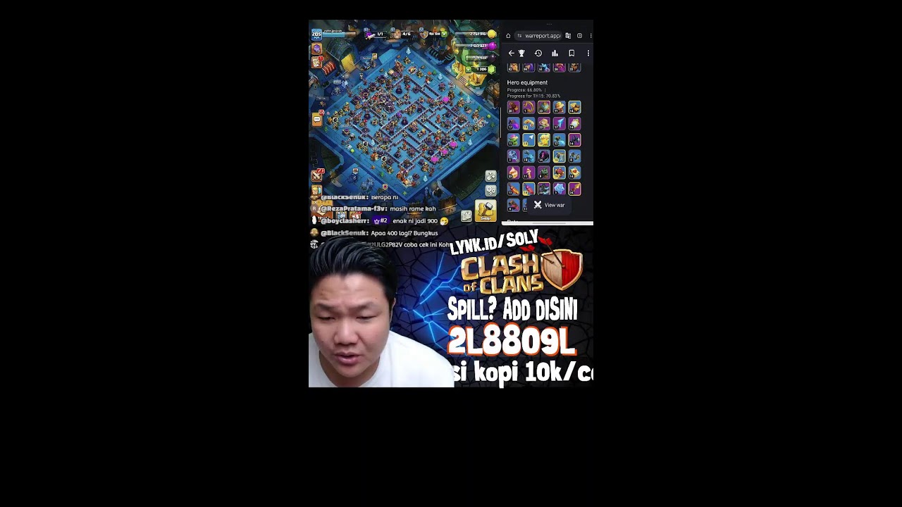 Cari COC Indonesia? Join @solyclasher live coc indonesia 