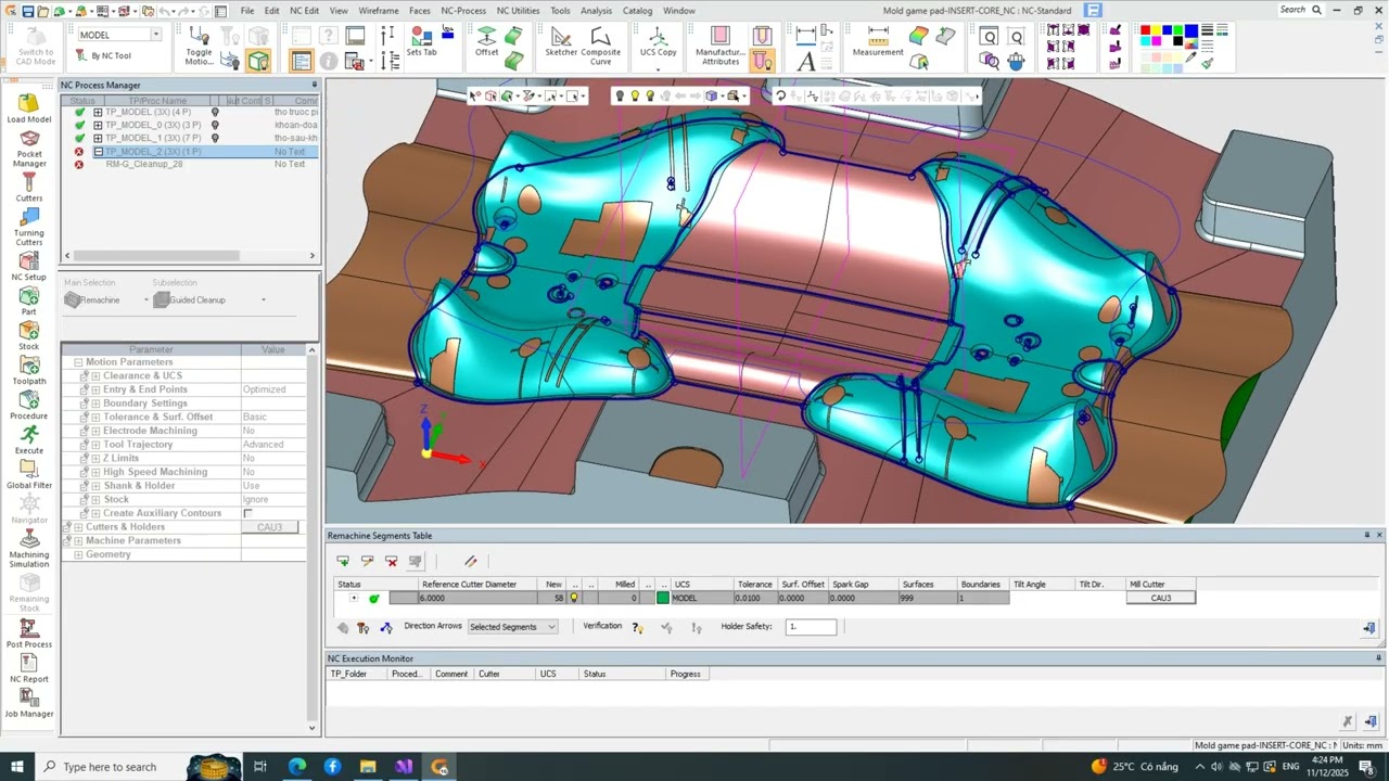 Cimatron CAM Programming – Guided Cleanup Toolpath | Gia Công Vét Góc Nâng Cao