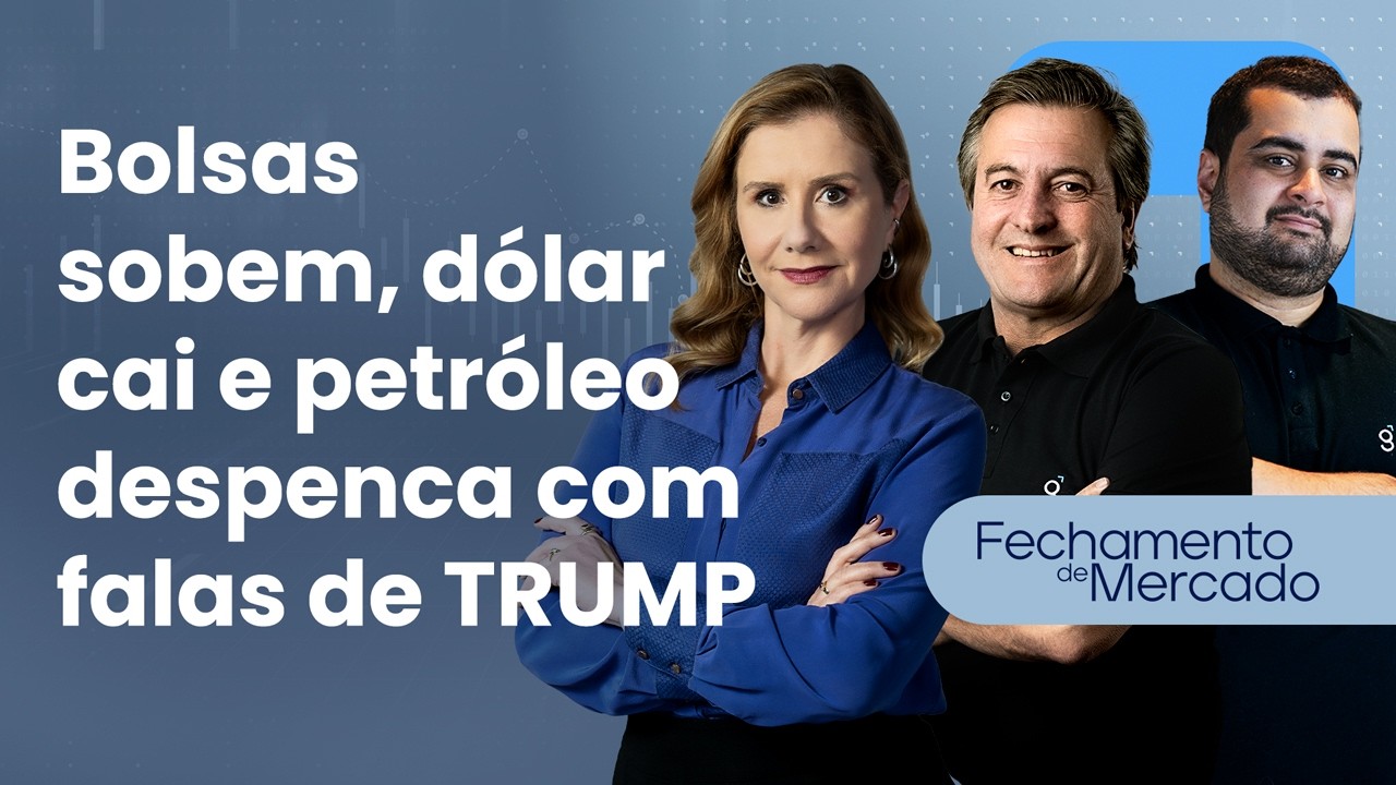 🔴 09/03/26 Bolsas sobem, dólar cai e petróleo despenca com falas de TRUMP | Fechamento de mercado