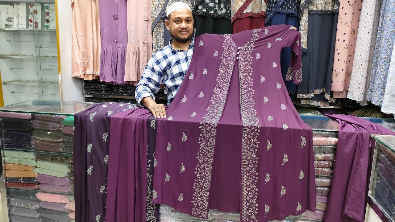 ((Gorgeous Eid Collection)) দুবাই পার্টি বোরখা কালেকশন।। হিজাব সহ।। Dubai party burkha