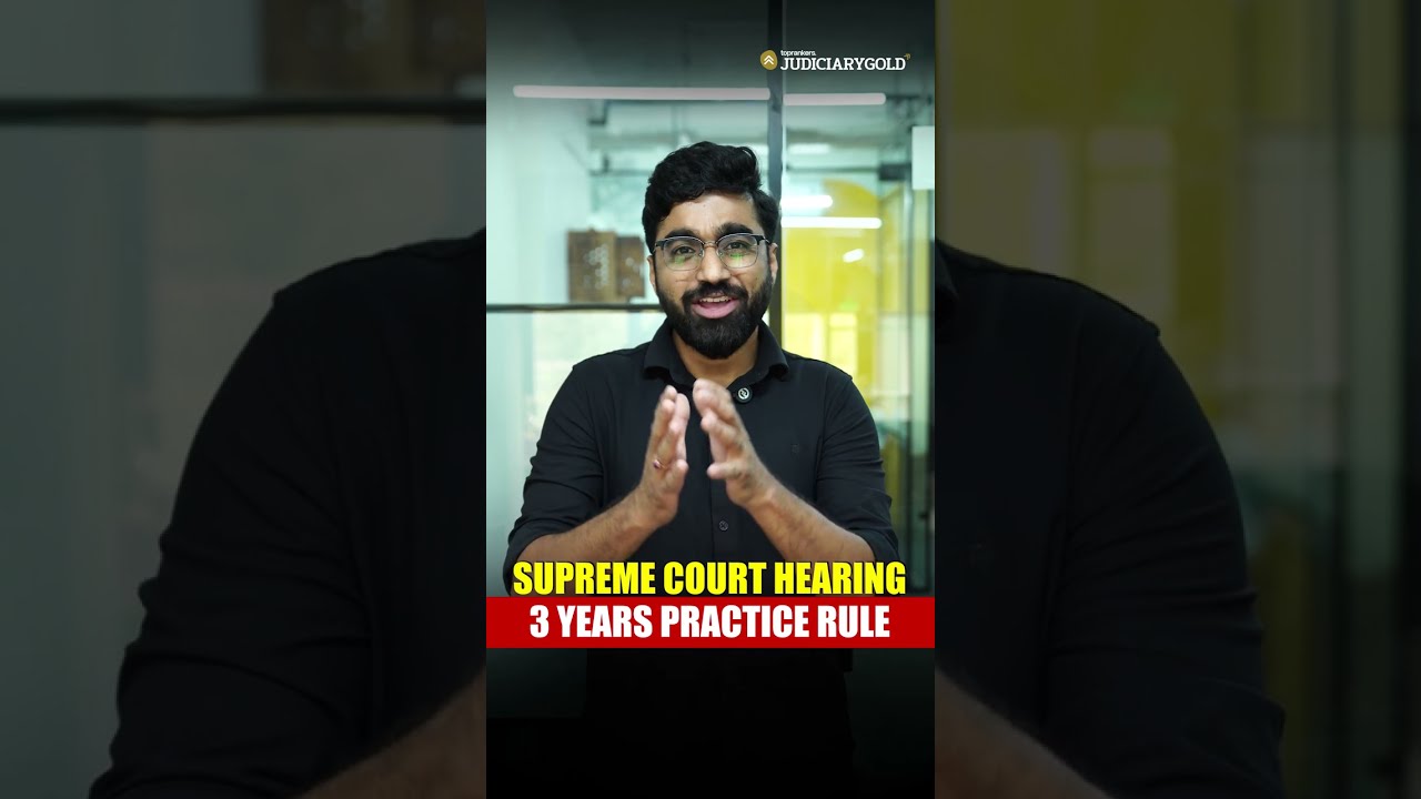 Will the 3 Year Practice Rule be Abolished? | Judiciary Exam Update