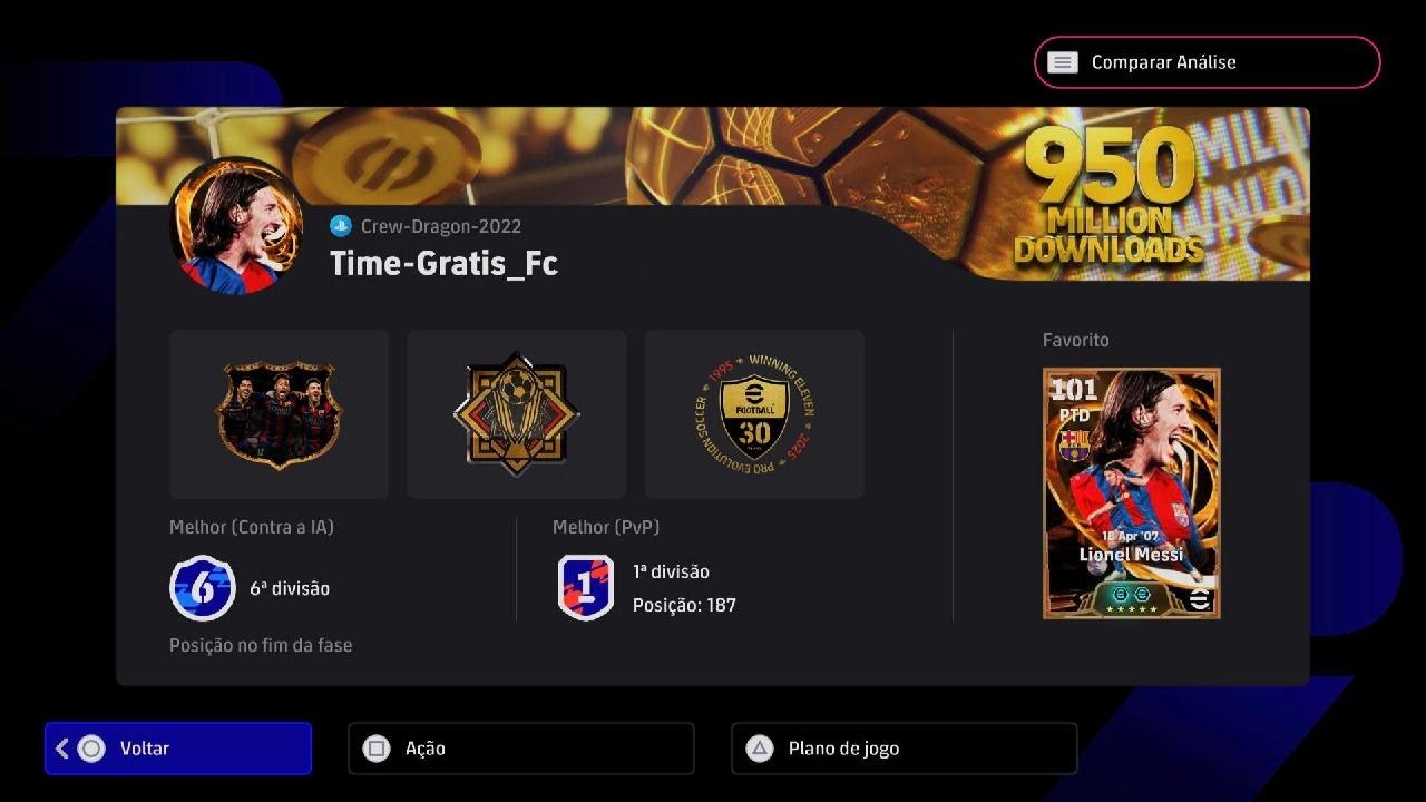 Enfrentei o Top 187 do Ranking na Liga eFootball 2026!