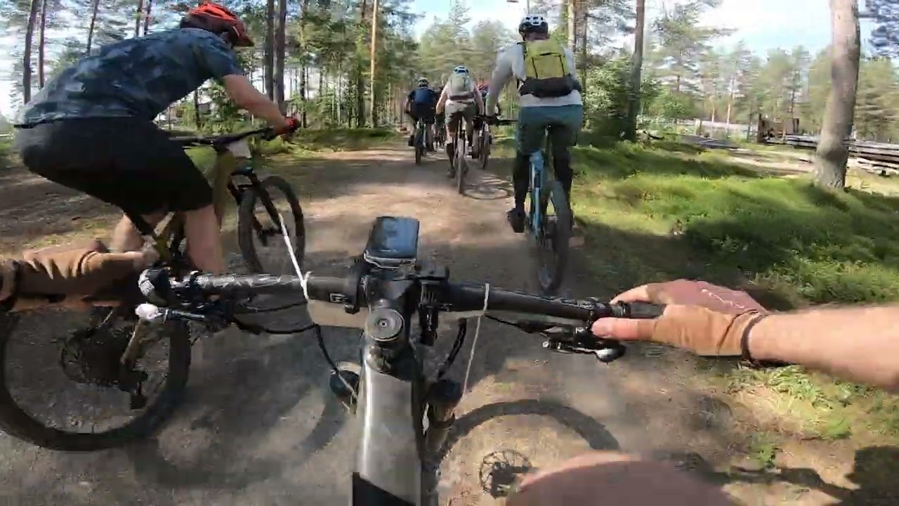 Tahko MTB 2024, vain alkupätkää kun kamera levisi :(