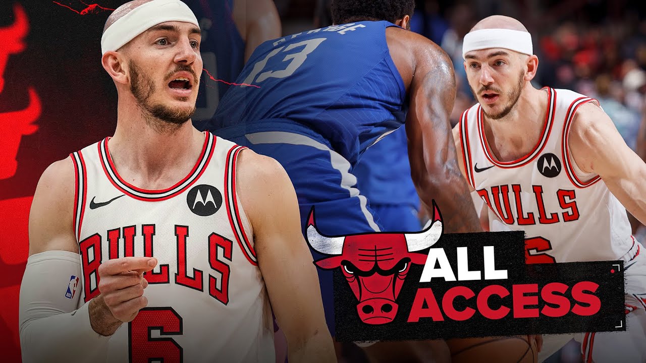Alex Caruso mic'd up on defense will show you why he's NBA All-Defense 👀 | Chicago Bulls