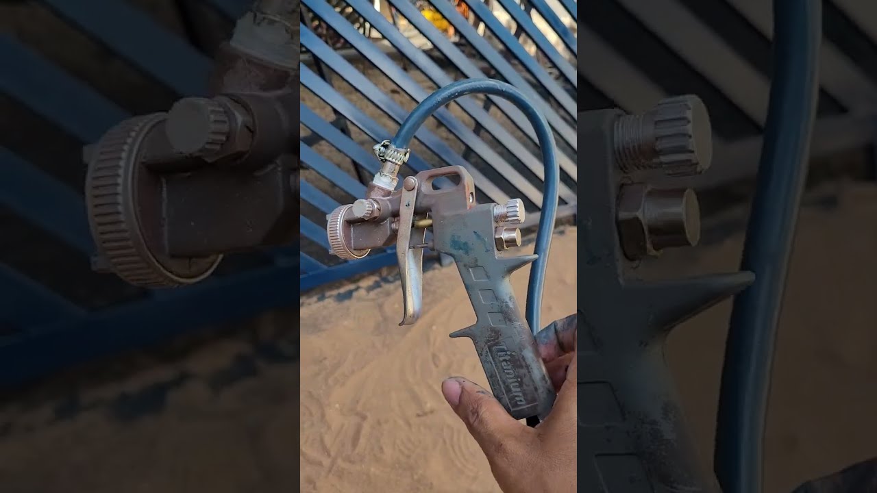 Pistola de pintura Adaptação, Tanque de pressão caseiro, airless