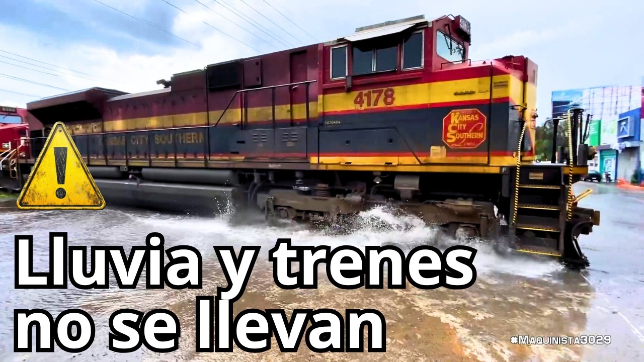 Cruzar el agua puede DESTRUIR una locomotora