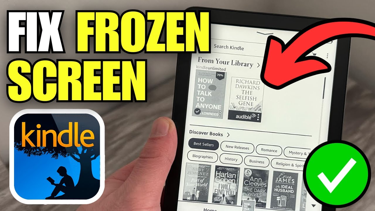 Как исправить зависание экрана Kindle и отсутствие ответа