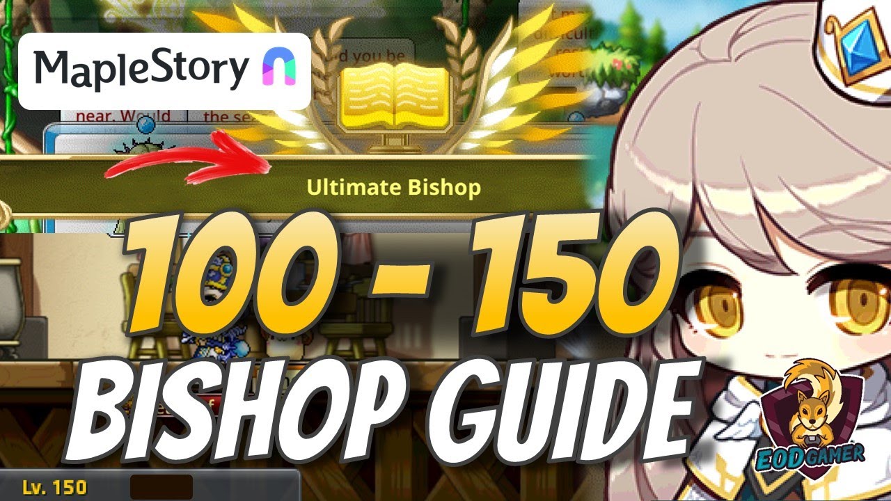 Level 100 - 150 in Under A Day : Bishop Guide in Maplestory N (Skills, Rotations, Best Maps) | MSU