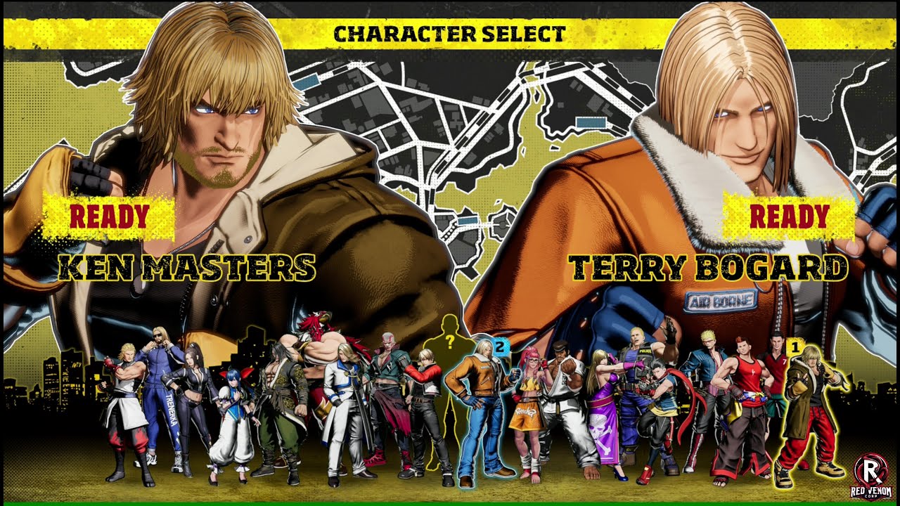 Fatal Fury: City of the Wolves - All Characters & Colors + Stages & DLC (Ken Masters) *Updated*