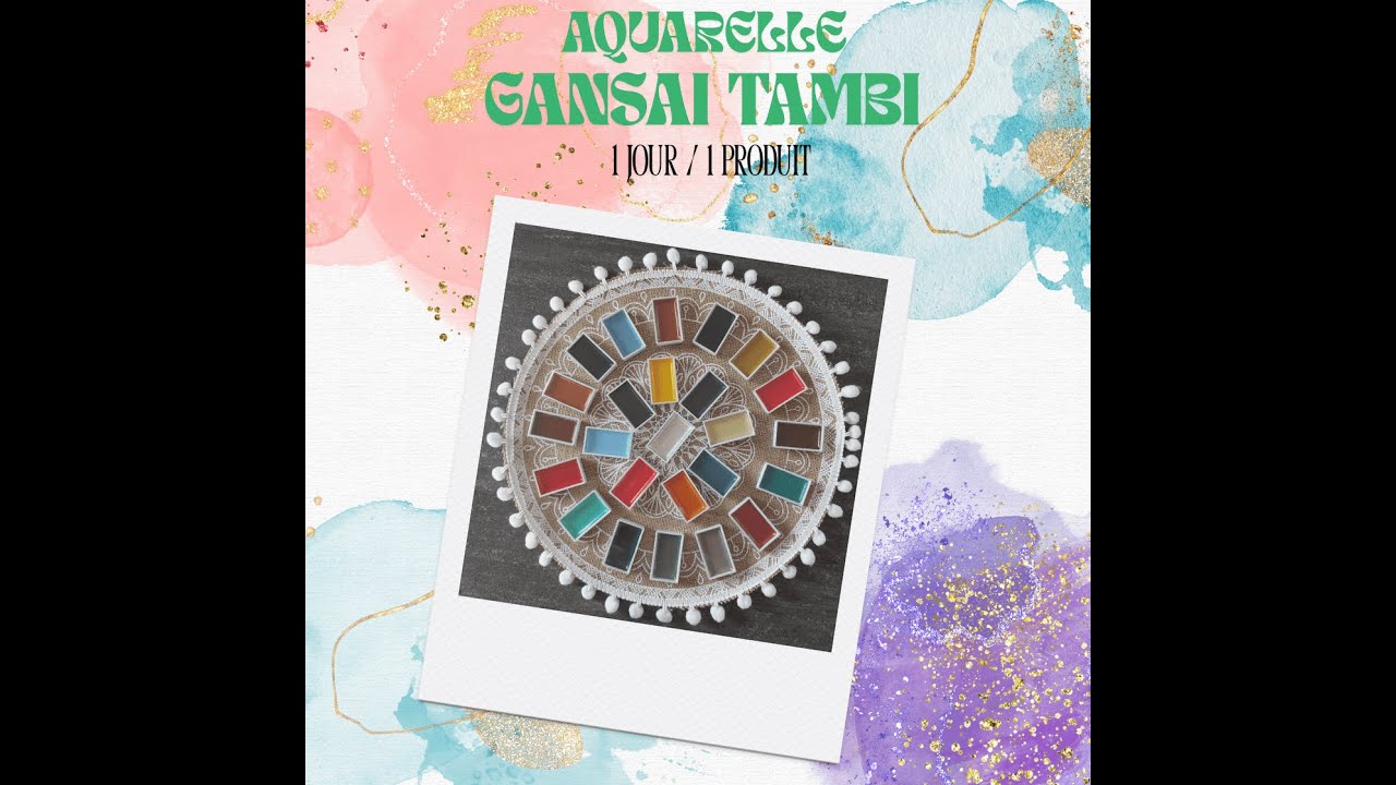 1 JOUR / 1 PRODUIT : GANSAI TAMBI #caméléonscrap  #scrap #mixedmedia