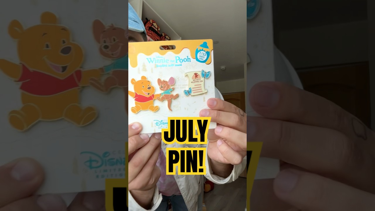 we are 7 out of 12 for the hundred acre pin series of 2025! time flies! #winnethepooh #disneypins