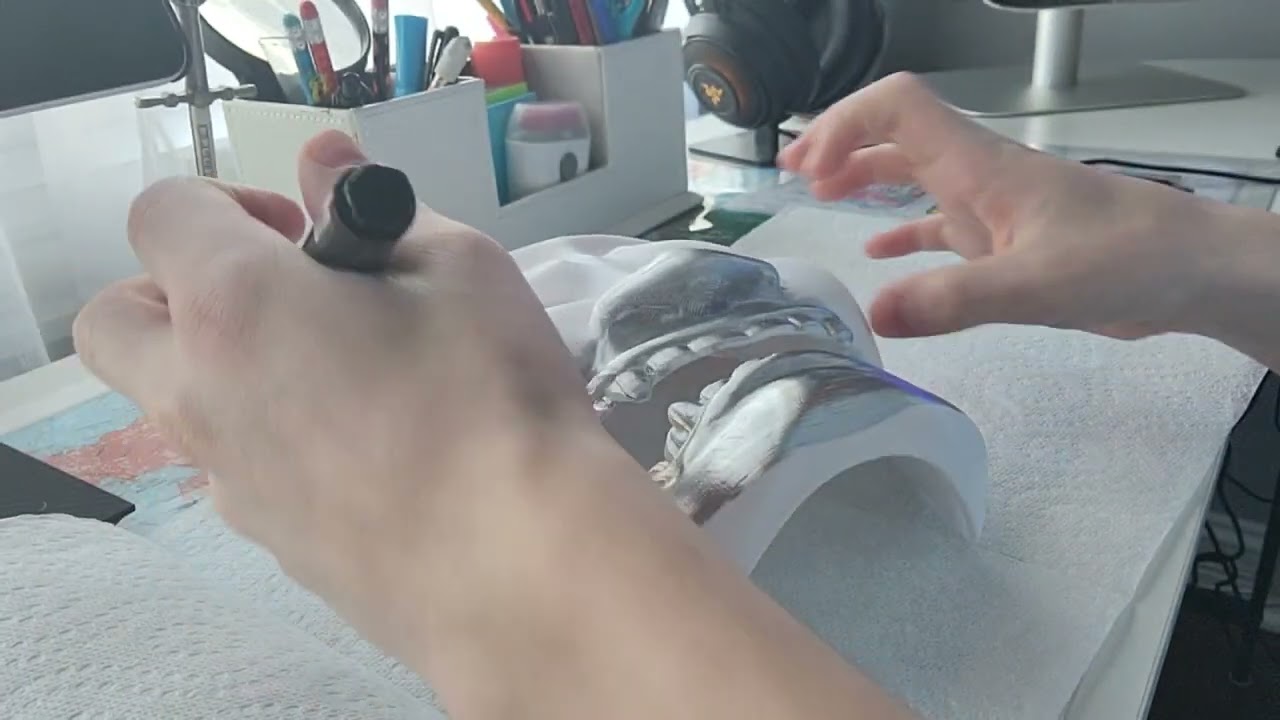 Making Braden mask from Revenge of the ninja