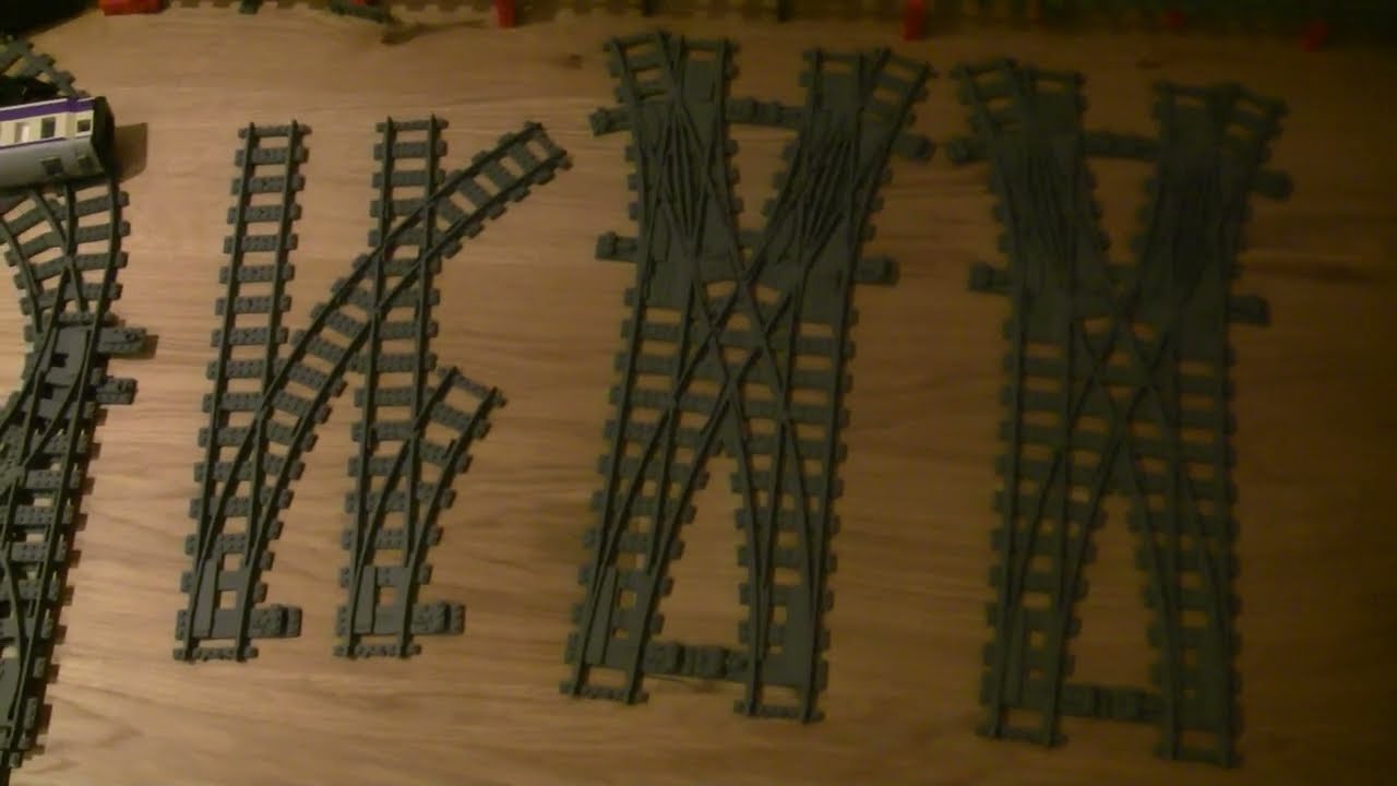 Klemmbausteinanlage #7 Trix Brix Haul - Kombi: Double Crossover und Doppelkreuzungsweiche