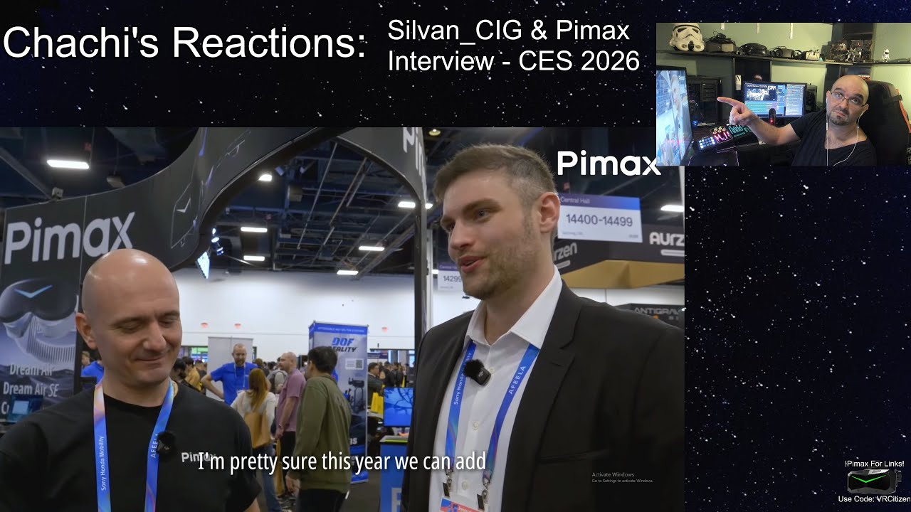 Интервью Silvan с CIG и Pimax на CES.