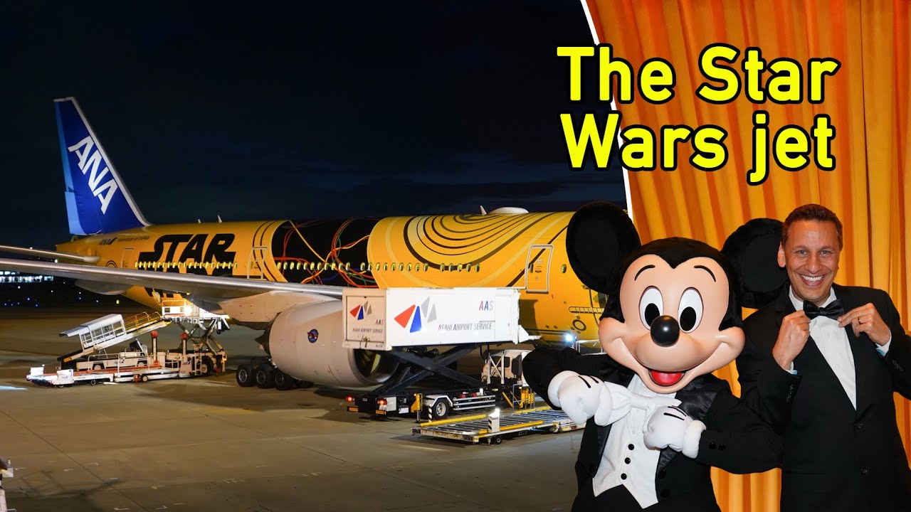 I got to fly on the Star Wars jet in Japan