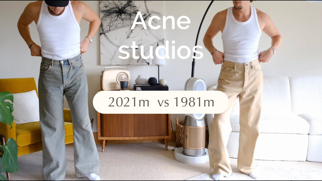 джинсы Acne Studios 2021m против 1981m