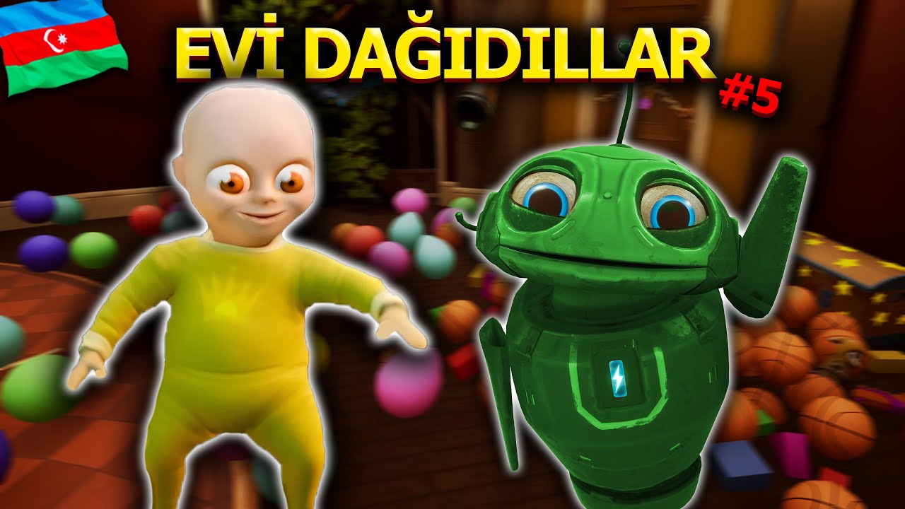 😱Vedrə və Qonşunun Uşağı | UŞAQLAR HƏRŞEYİ DAĞIDILLAR💥bölüm 5 -  Baby in Yellow