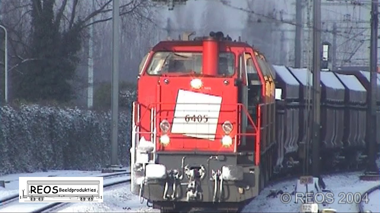 2004-01 [SDw] Station Dordrecht in de sneeuw! Klassiek NS, ERS ShortLines class 66, Strukton 2200