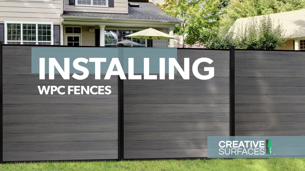 WPC Fence Installation – Creative Surfaces (English Version)