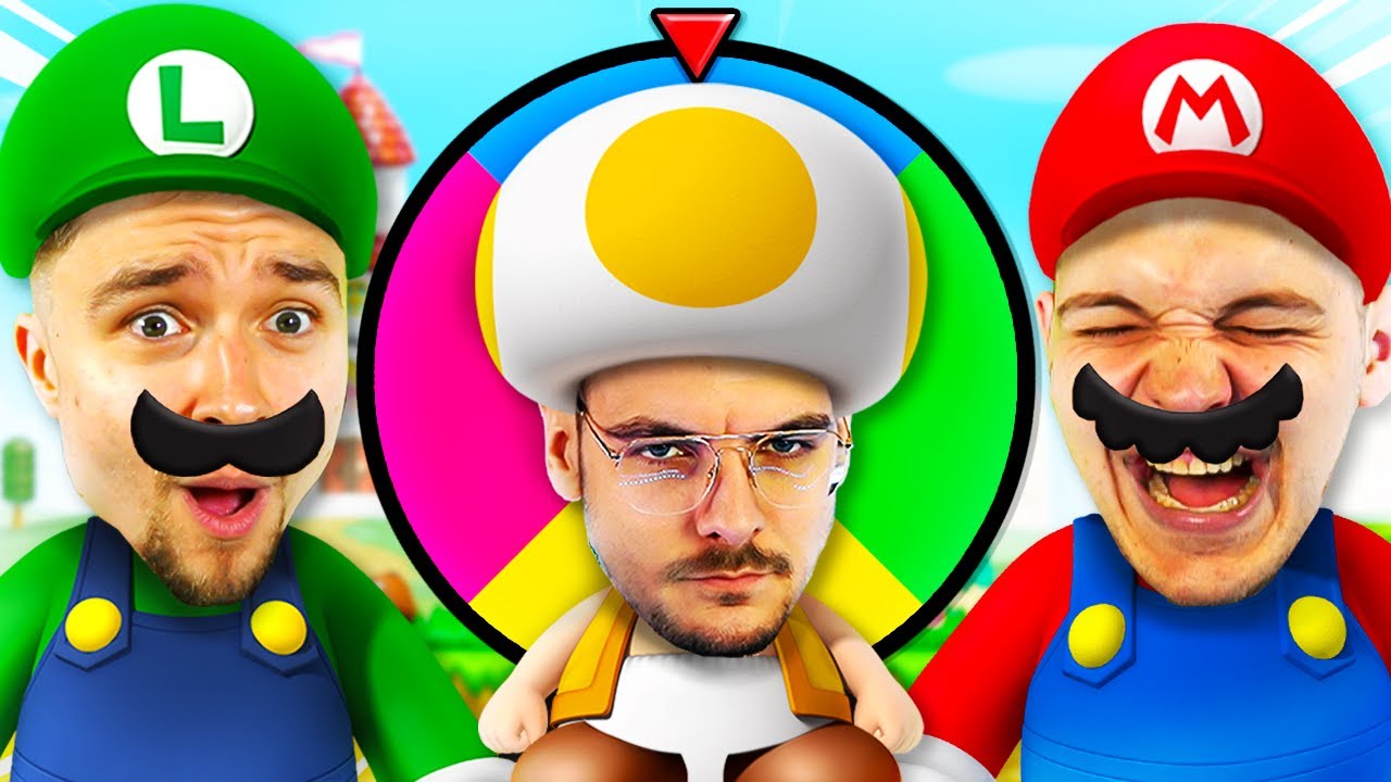 Mario Bros WII mit GLÜCKSRAD im 3 SPIELER COOP