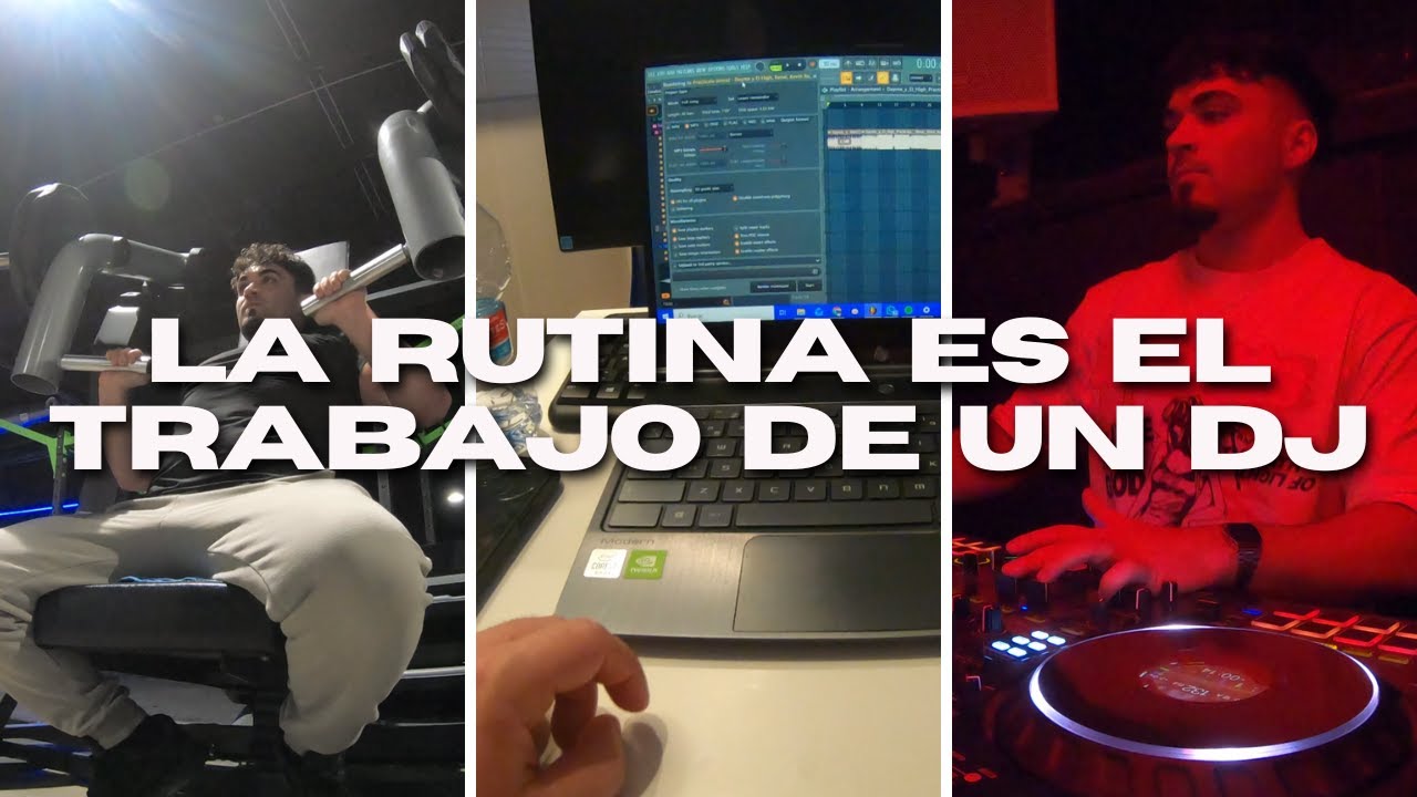La rutina es el trabajo de un DJ