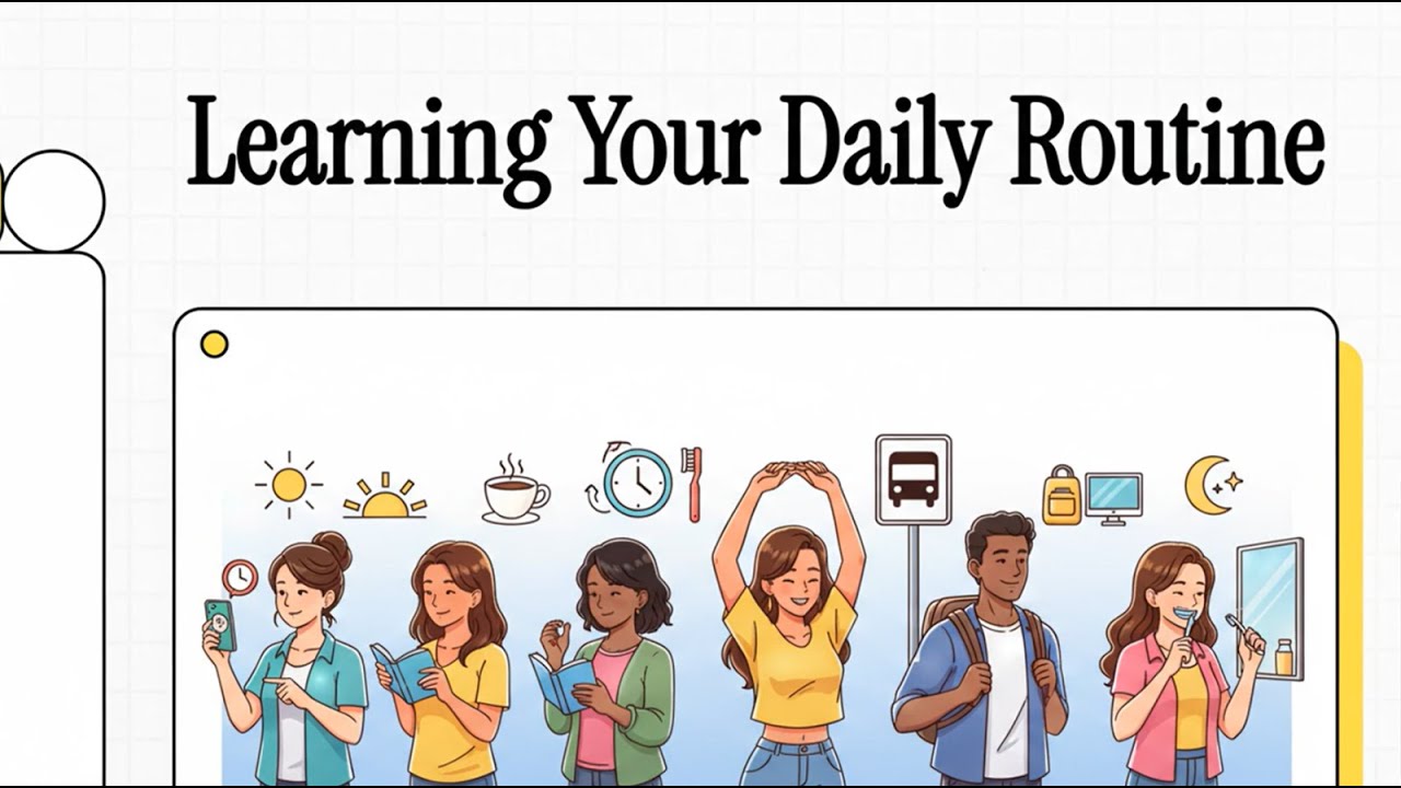 Master Your Day: Daily Routine in English ⏰☀️ | Beginner English Conversation