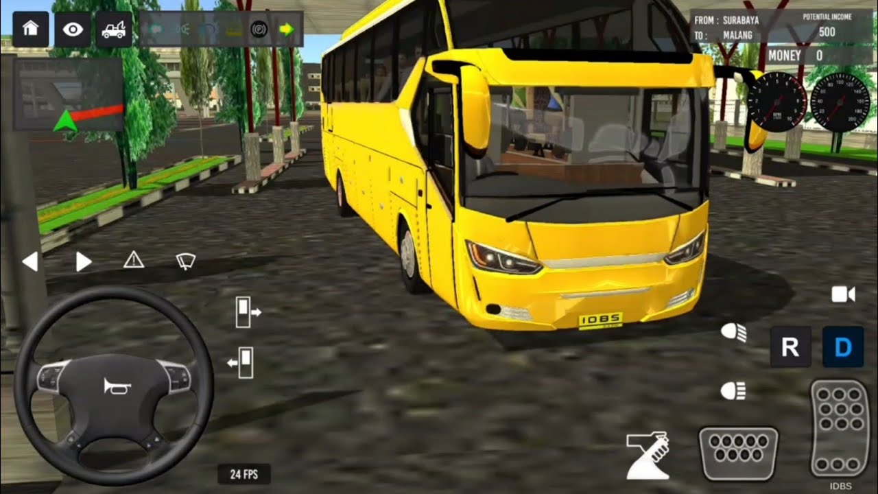 New Real Indonesia Bus Simulator - Public transport Driving Gameplay 