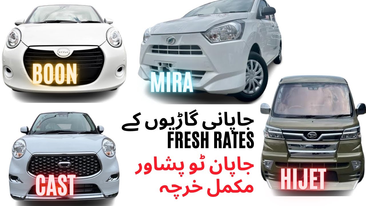 HowtoImport Japancar in Pakistan l All Daihatsu JapaneseCars Auction Price Cost in 2023 l RD Removed