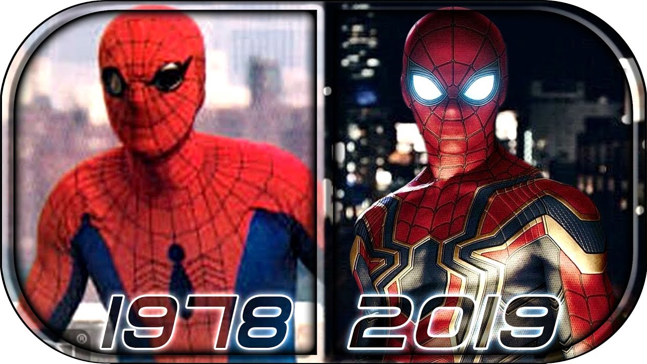 EVOLUTION of SPIDER-MAN in Movies (1978-2019) Spider-Man: Far From Home Official trailer endgame