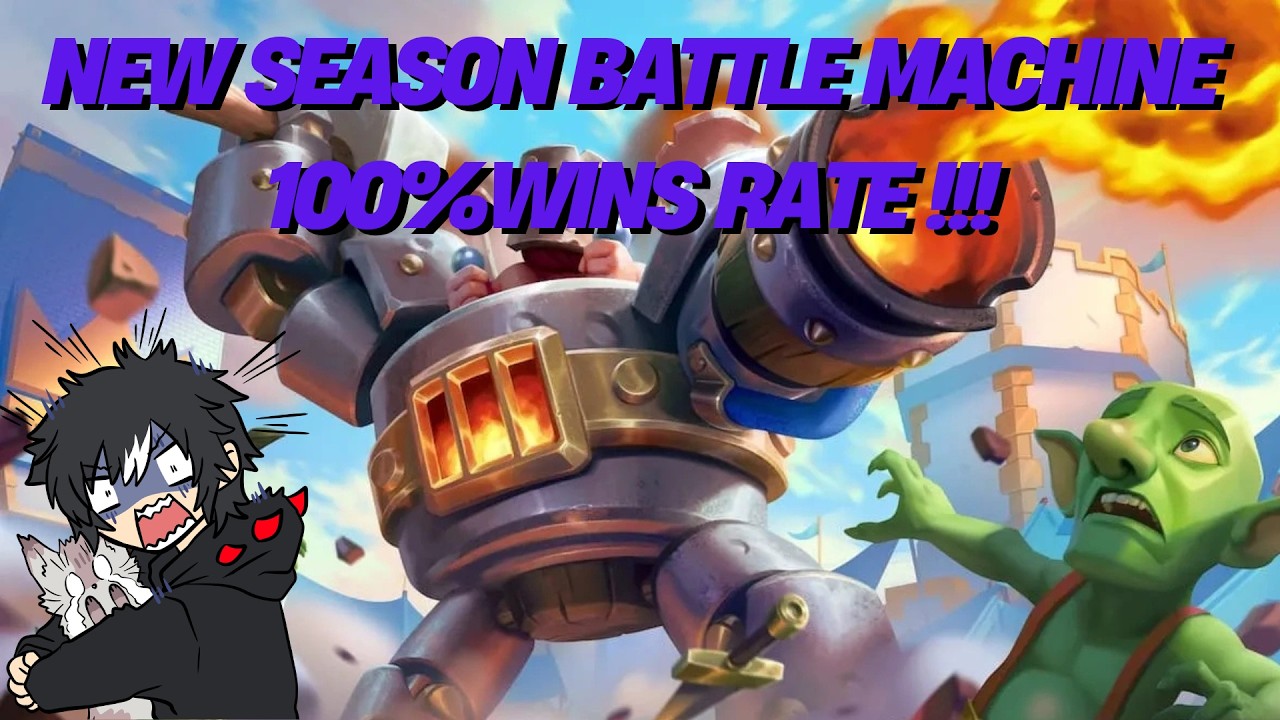 Reset Season Merge Tactics Arena, Battle Machine Auto Ke Pakai!!! - CLASH ROYALE
