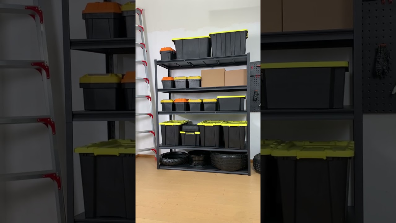 All-Steel for Reibii Storage #homeorganization #GarageGoals #workshopupgrade  #SteelShelving