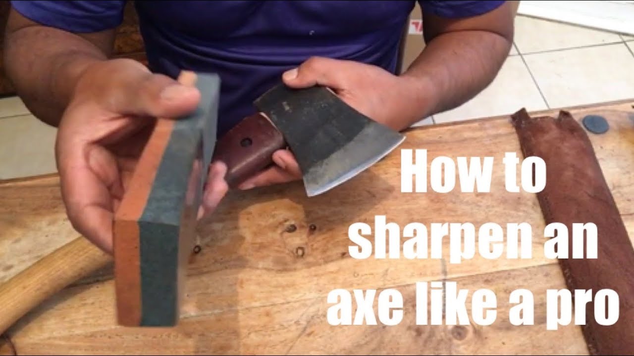Bushcraft - How To Sharpen An Axe Like A Pro