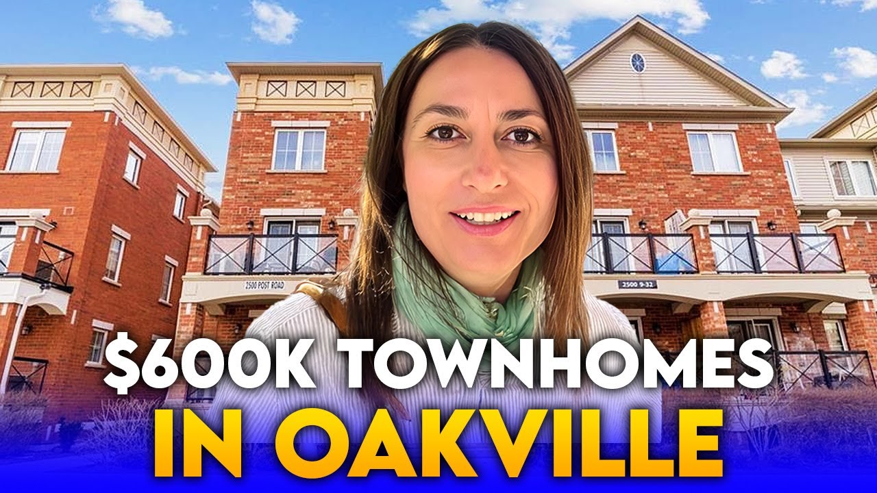 YOU WON'T BELIEVE THESE $600K TOWNHOMES: Living In Oakville ON | Affordable Homes In Oakville ON