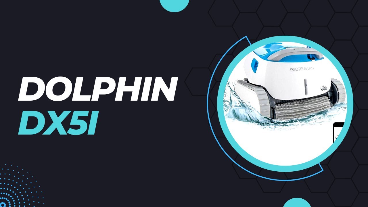 Dolphin Proteus DX5i Robotic Pool Cleaner with Bluetooth Capabilities for Stress