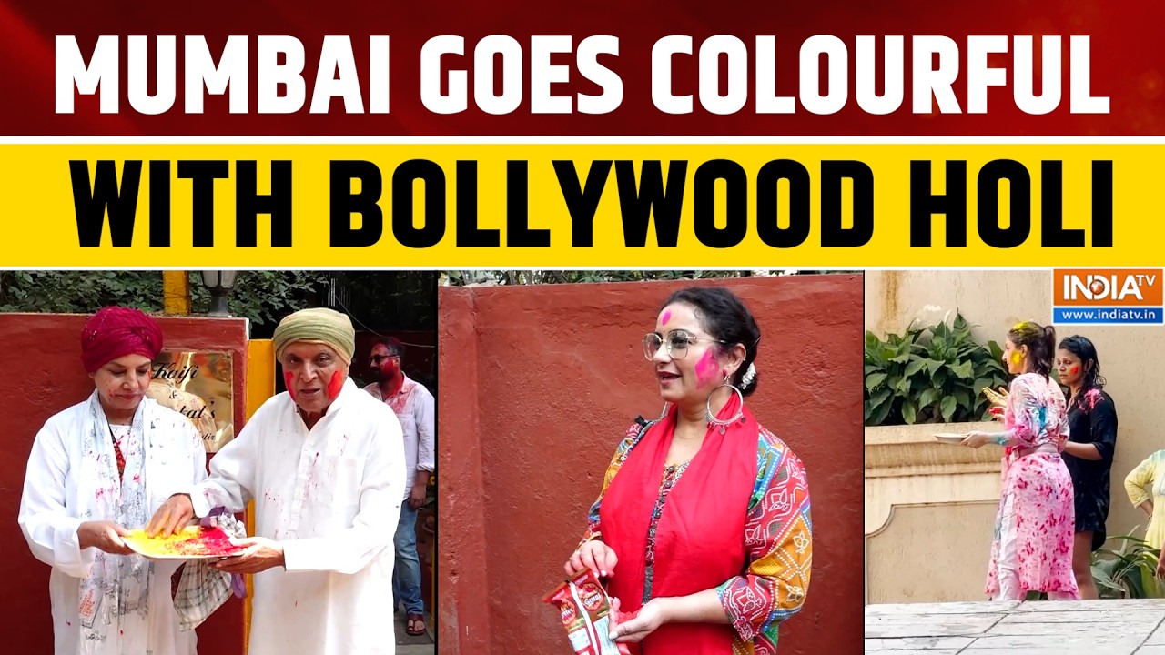 Mumbai Holi 2026: Bollywood Celebrities Drench in Colours | Soha Ali Khan | Javed Akhtar