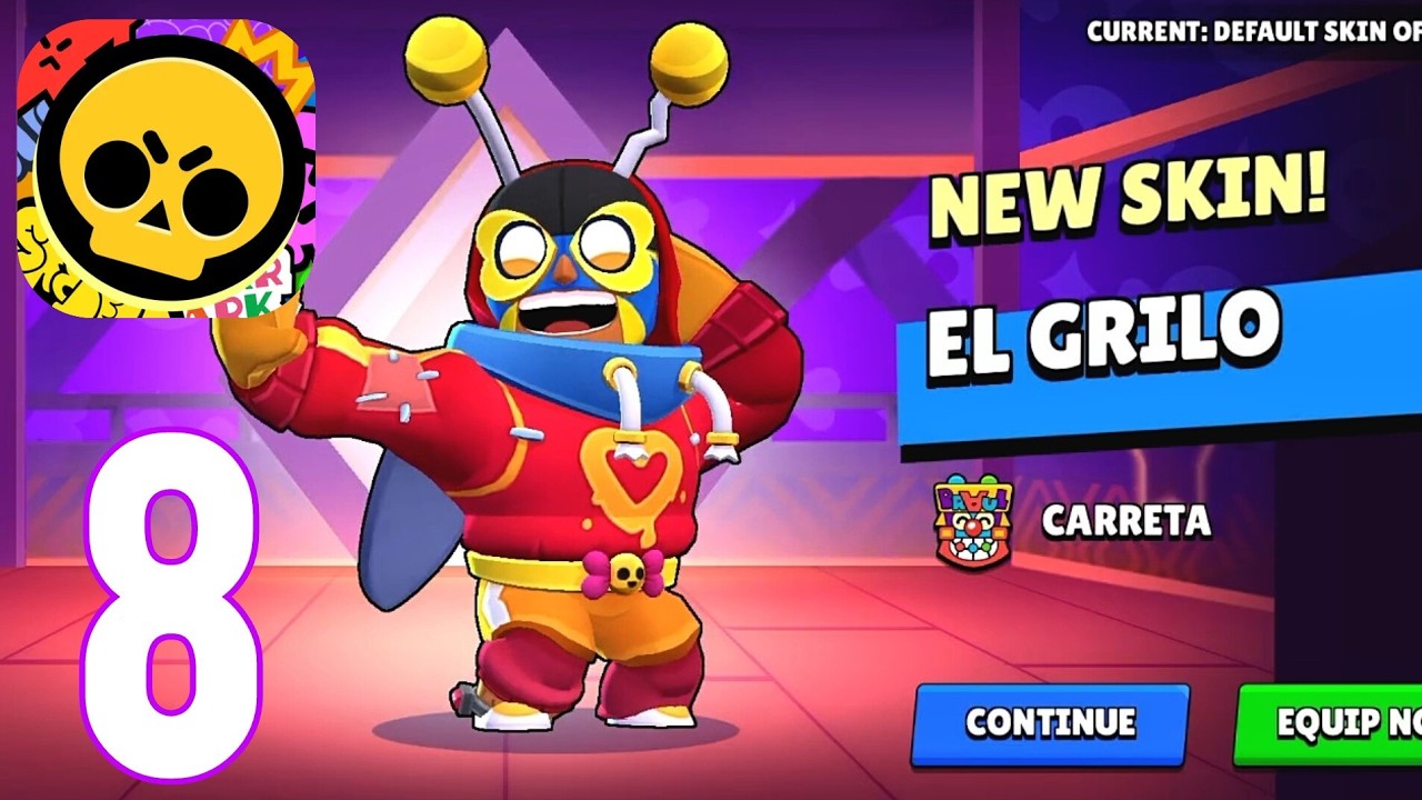 Brawl Stars - Gameplay Walkthrough Part 8 - El Grilo (ios,Android)