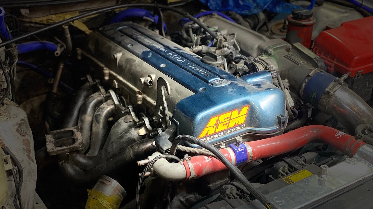 Переход на одну турбину 2jzgtevvt   Замена штатной системы twinturbo. Toyota aristo 147. Турбодиван