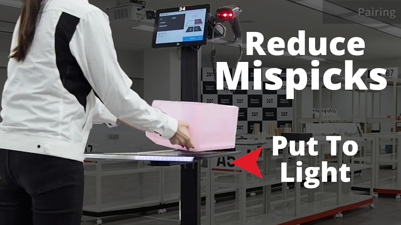 Rapyuta PA-AMR Put To Light - Reduce your mispicks