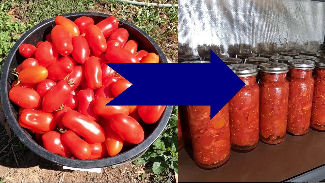 Консервирование томатов по-австралийски!