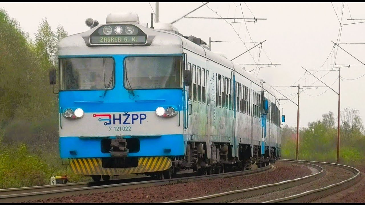 HŽ vlakovi 7121 Macosa, Dugo Selo 2024. Croatian train DMU class 7121 Macosa Dugo Selo 2024.