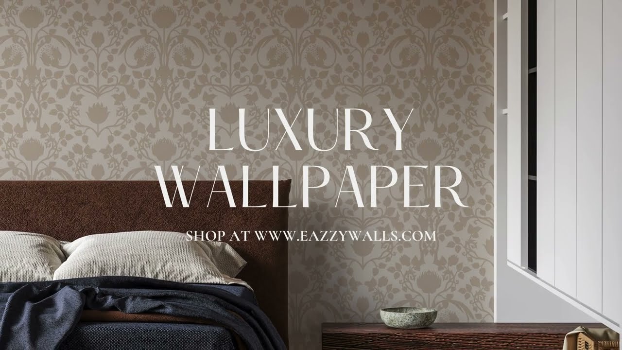 Transform Your Home with Luxury Wallpaper | Stunning Peel & Stick Wallpaper Designs by EazzyWalls