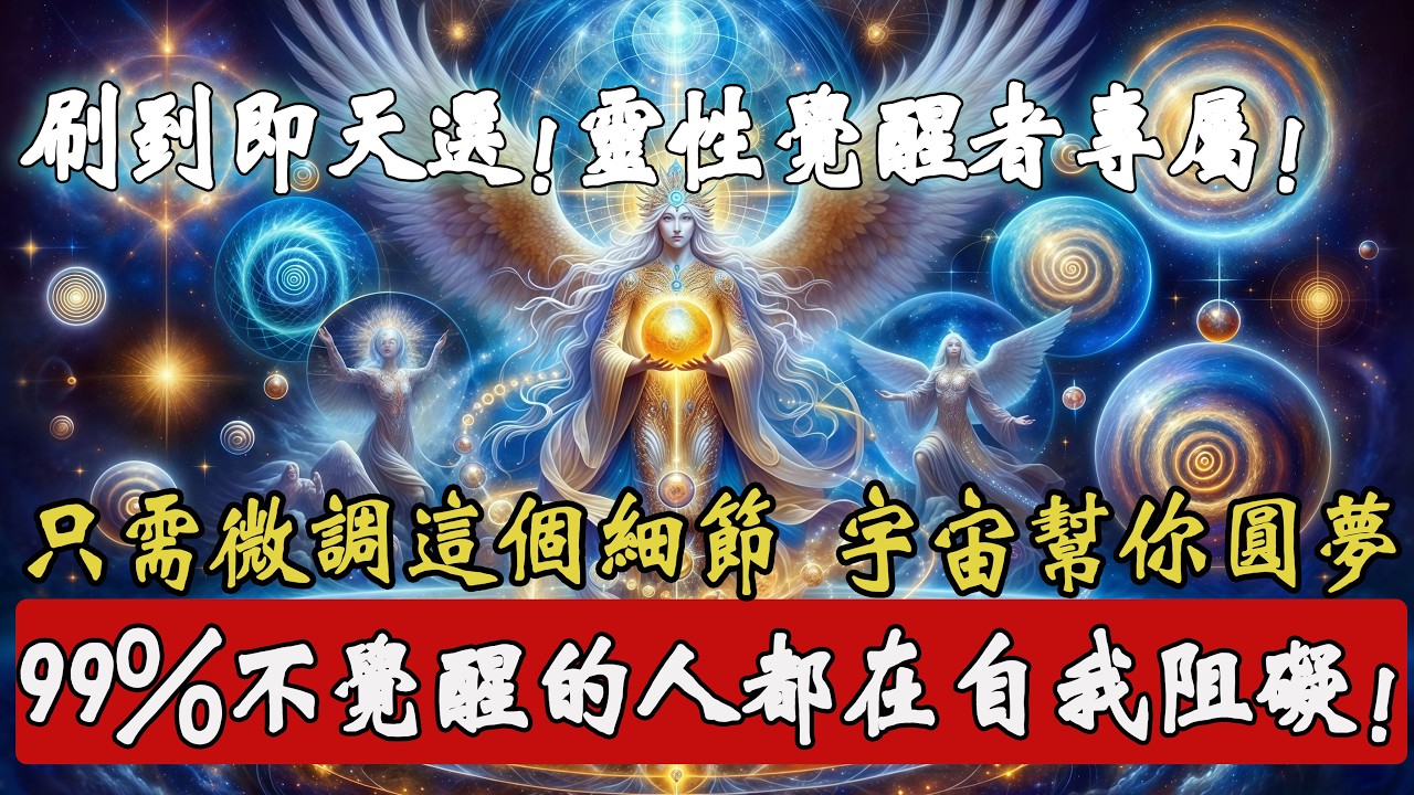 高維緊急提醒：別再阻礙自己，一個小細節打通靈性，宇宙全力助你圓夢，只有天選覺醒者能避開陷阱！