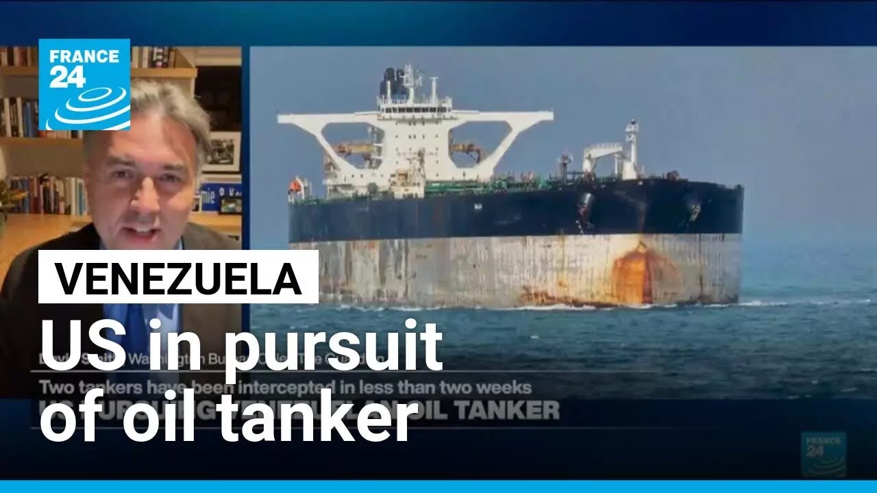 US pursues 'sanctioned dark fleet vessel' off the coast of Venezuela &bull; FRANCE 24 English