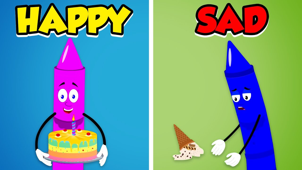 Opposites Song &  More Preschool Kids Learning Videos by Crayons