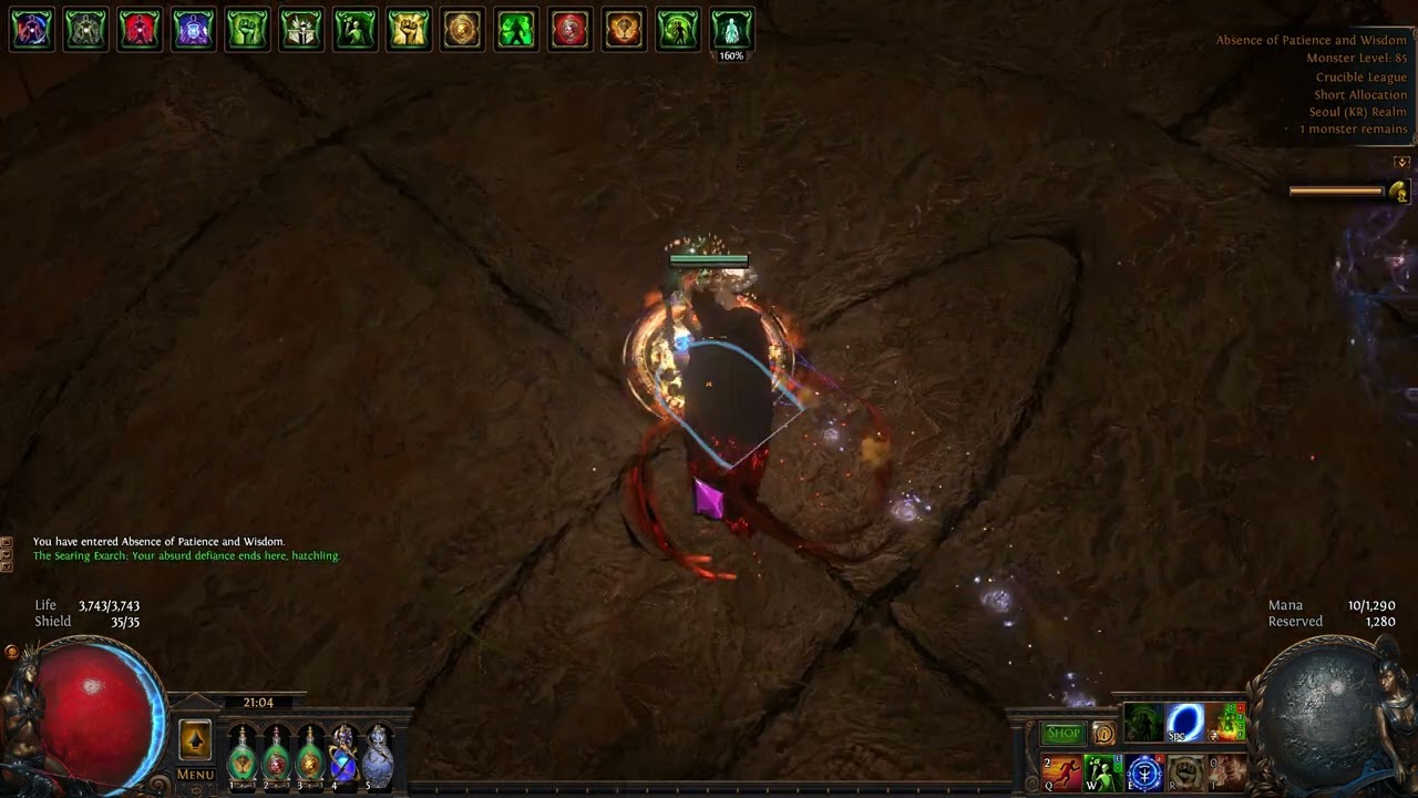 3.21 PathFinder Totem Explode Uber Exarch (PoE Crucible League)