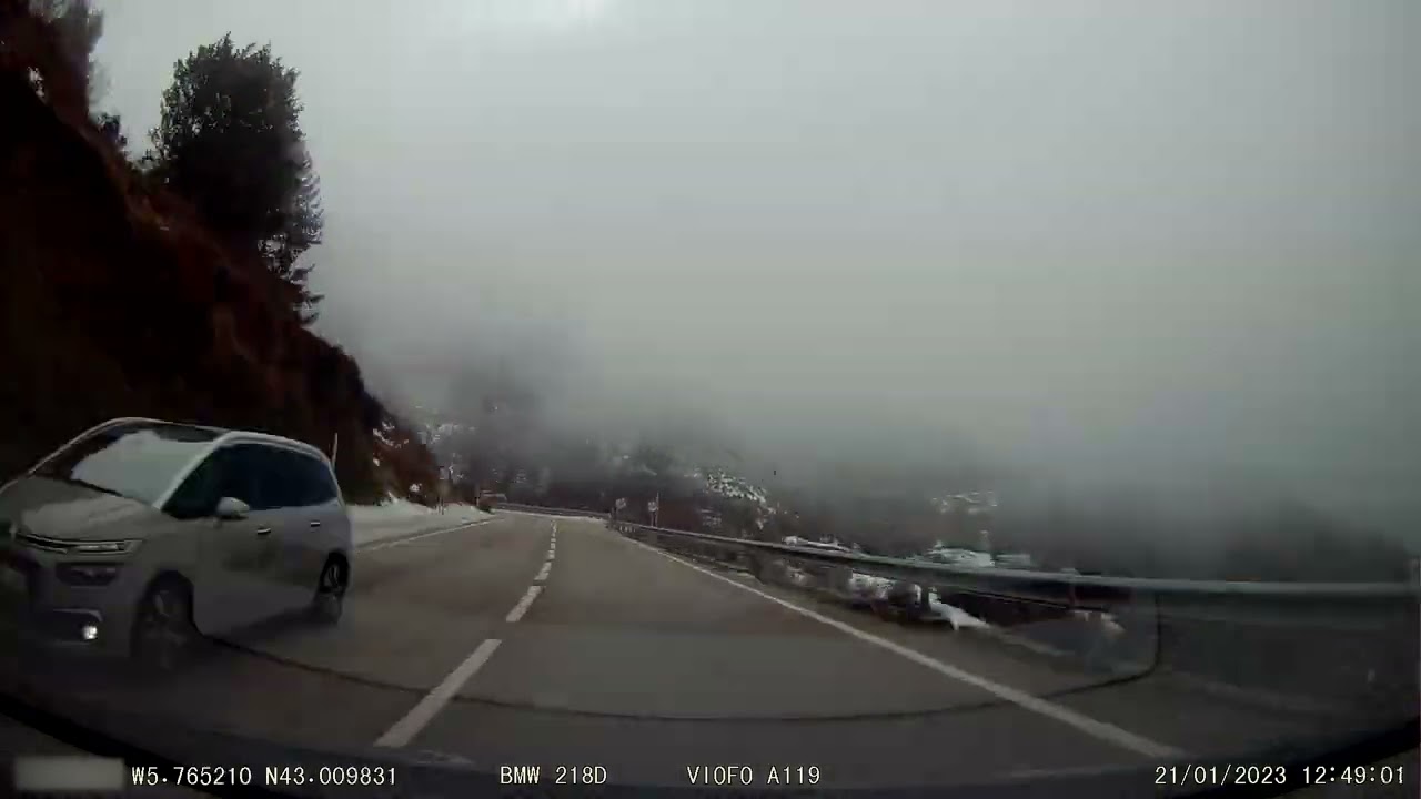 Ruta Lugones (Asturias) - Oviedo - Puerto de Pajares - León (CLL)(Timelapse)