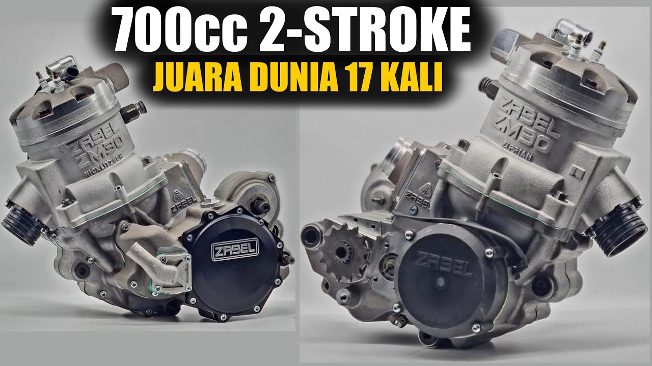 Zabel 700cc 2-Tak!! Mesin Legendaris Juara Dunia Sidecarcross…