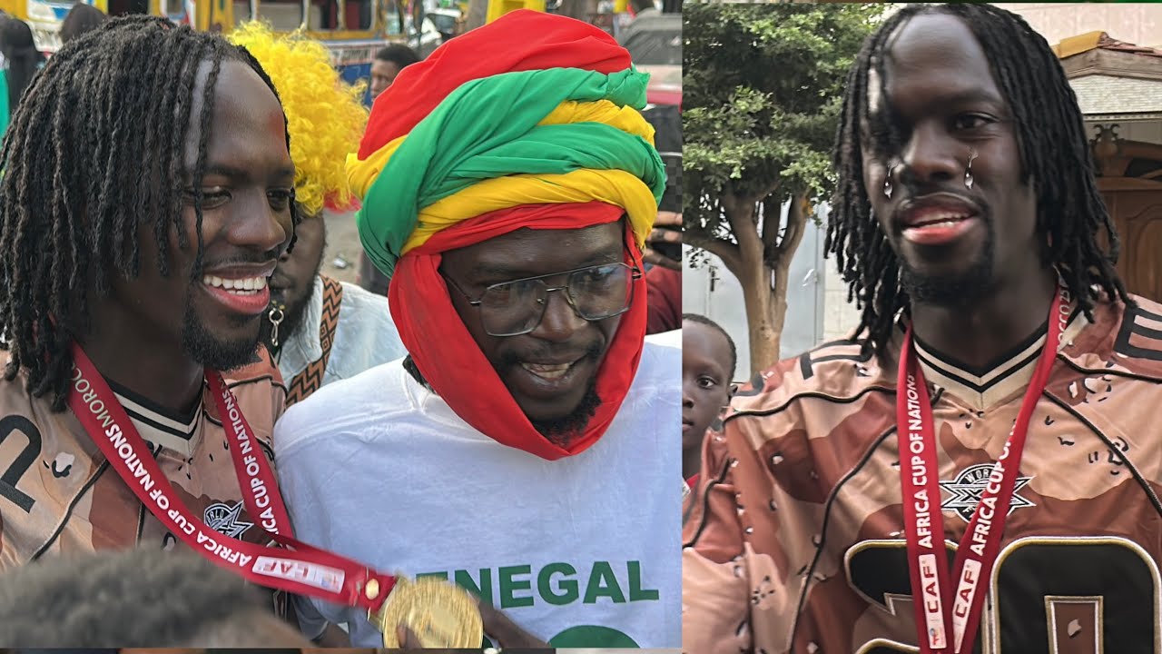 Cherif Ndiaye inconsolable accueilli en héros à la Médina, la réaction émouvante de son frère fait 