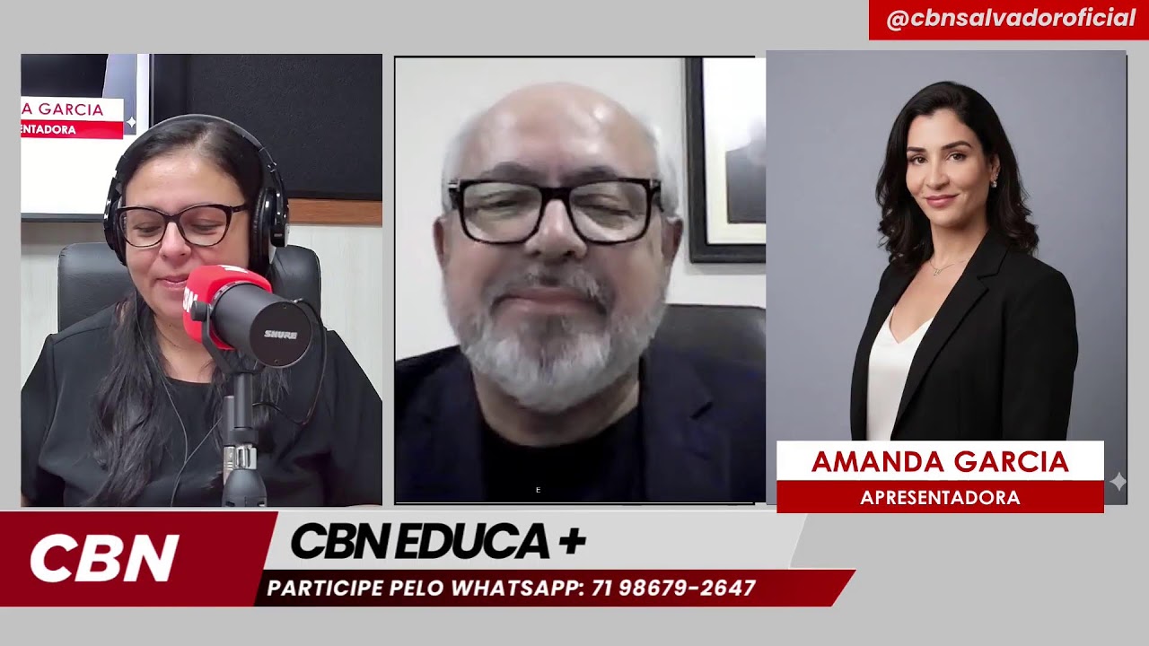 CBN EDUCA + AO VIVO | 25/02/2026 | 15HS | QUARTA Participe pelo WhatsApp (71) 98679-264
